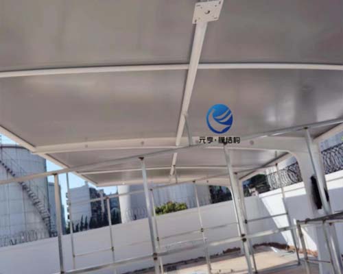 昆明中国航油加油站停车棚