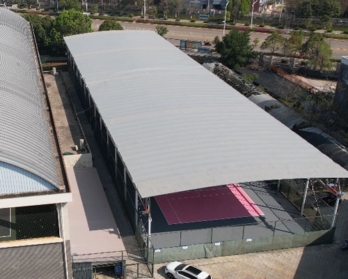 云南中医药大学电动伸缩篷