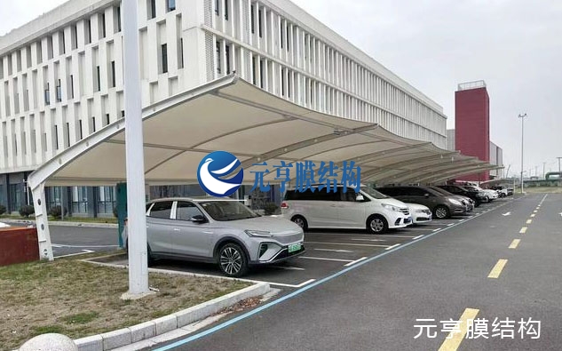 云南七字型膜结构停车棚