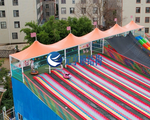 昆明十倍亲子乐园膜结构案例