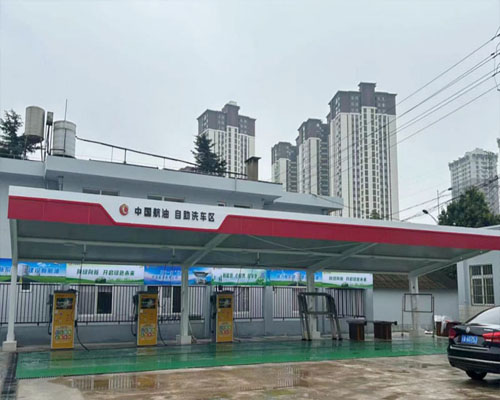 China Aviation Oil Yangjiaowa Gas Station Parking Shed