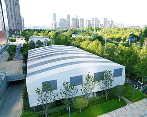Kunming Chenggong Colorful Yunnan Stadium Electric Telescopic Tent