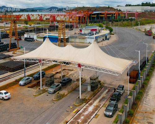 Anning Dahaida freight booth membrane structure canopy