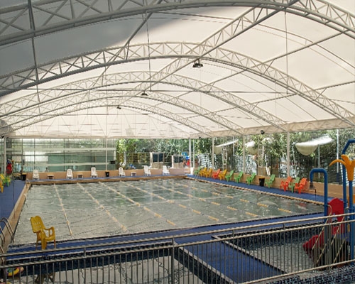 Membrane structure of Kunming Helen International Swimming Pool