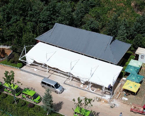 Kunming Wuhua Mausoleum Membrane Structure Parking Shed