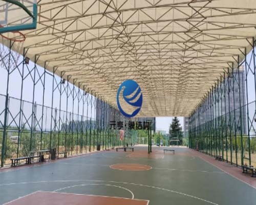 Kunming Airlines basketball court mobile electric sliding canopy