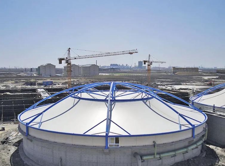 How to reinforce the skeleton of the membrane structure carport?