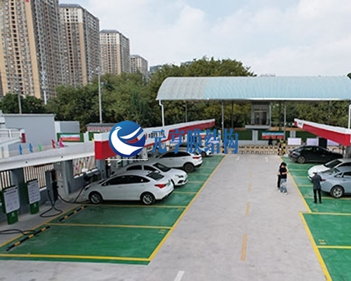 昆明官渡中国航油油库膜结构停车棚案例