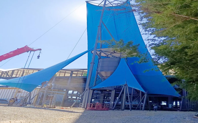 昆明官渡区环湖东湖某国企单位污水处理厂张拉膜结构2.jpg